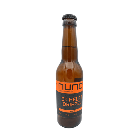 3e Helft Driepel van brouwerij NUNC Craft Beer - Tripel van 8,2% in fles