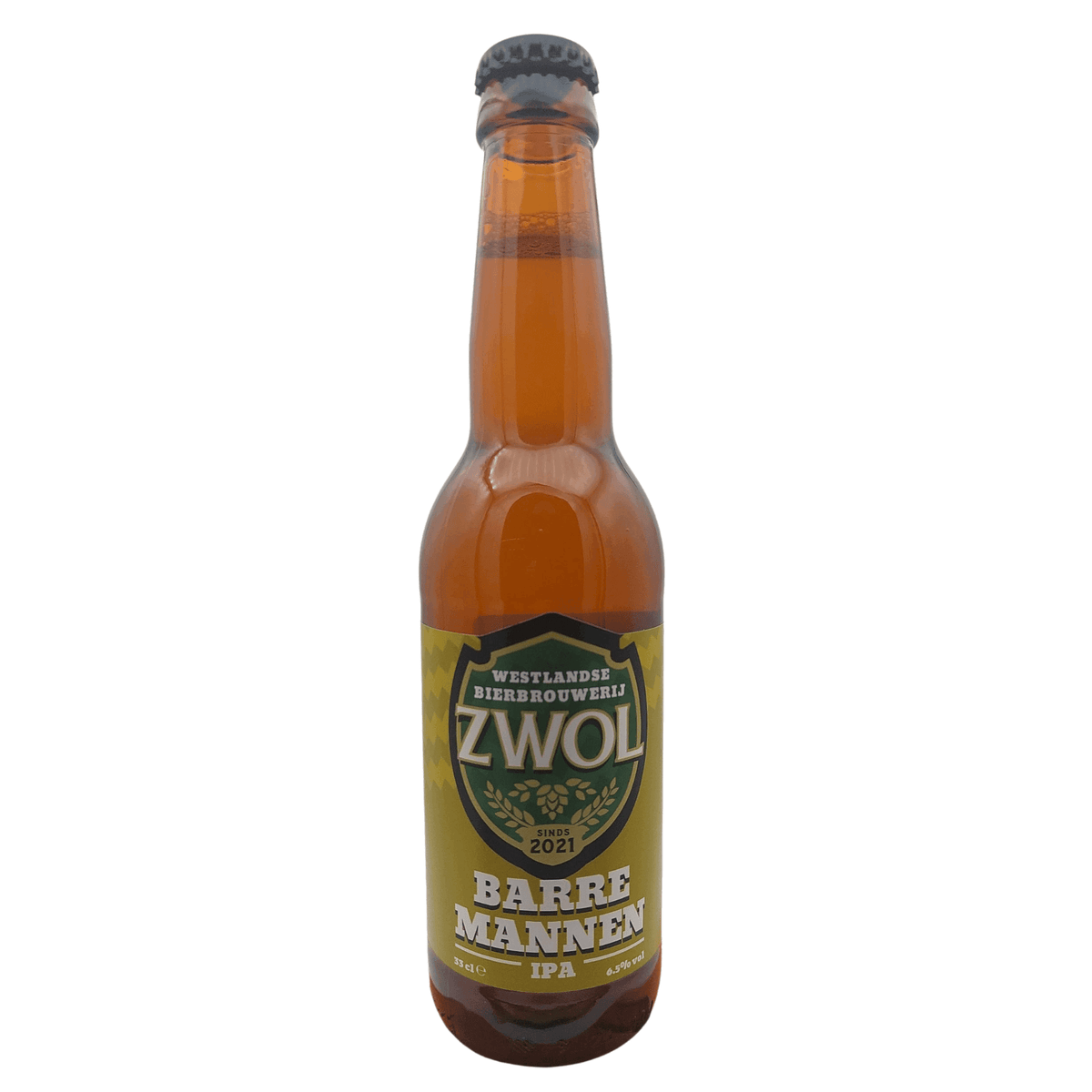 Barre Mannen (IPA) van brouwerij Zwol Brouwerij - American IPA van 6,5% in fles