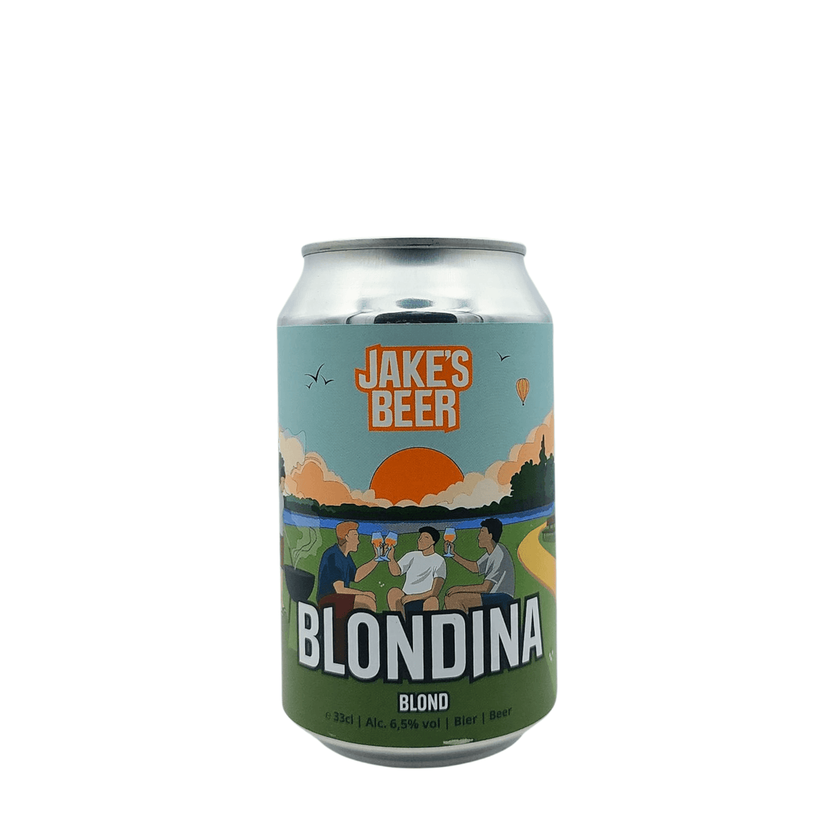 Blondina van brouwerij Jake's Beer - Blond van 6,5% in blik