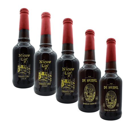 Nieuw Ligt Grand Cru Jaargangen 2019–2023 | 5x 33cl | Brouwerij de Hemel - bierpakket met speciaalbier van My Dear Beer