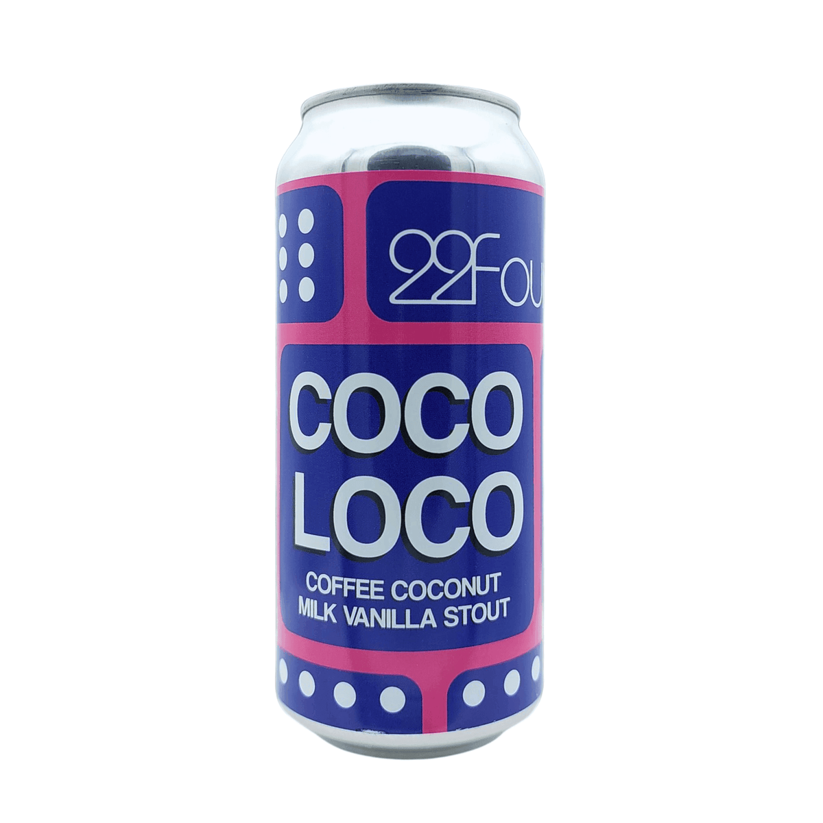 Coco Loco (Imperial Milk Stout) van brouwerij Brewery 22Four - Imperial Stout van 10,9% in blik