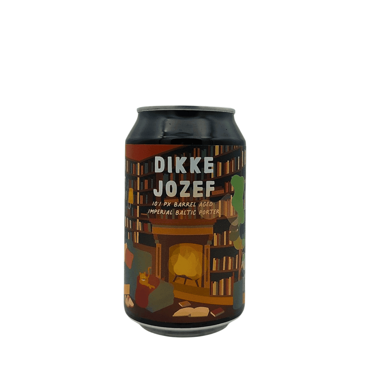 Dikke Jozef (Barrel Aged Imperial Baltic Porter) van brouwerij Eleven Brewery - Barrel Aged van 10% in blik
