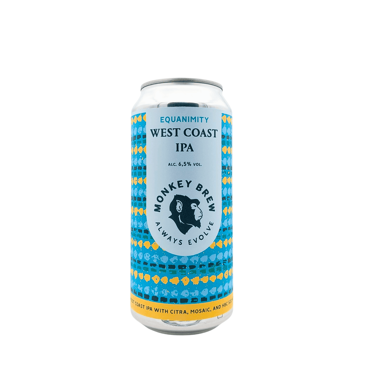 Equanimity van brouwerij Monkey Brew - West Coast IPA in blik
