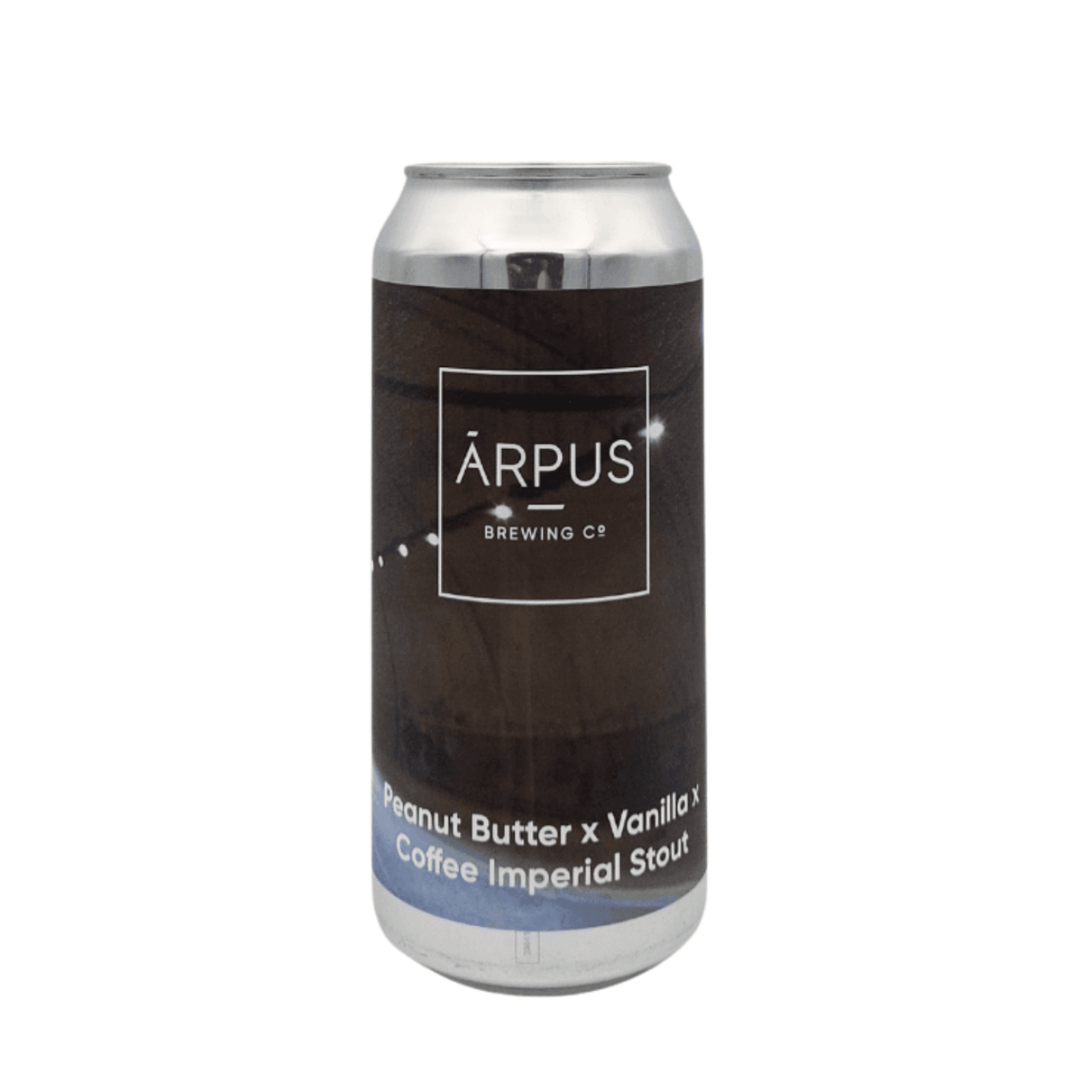 Peanut Butter x Vanilla X Coffee (Imperial Stout) van brouwerij Arpus Brewing Co. - Stout van 12% in blik