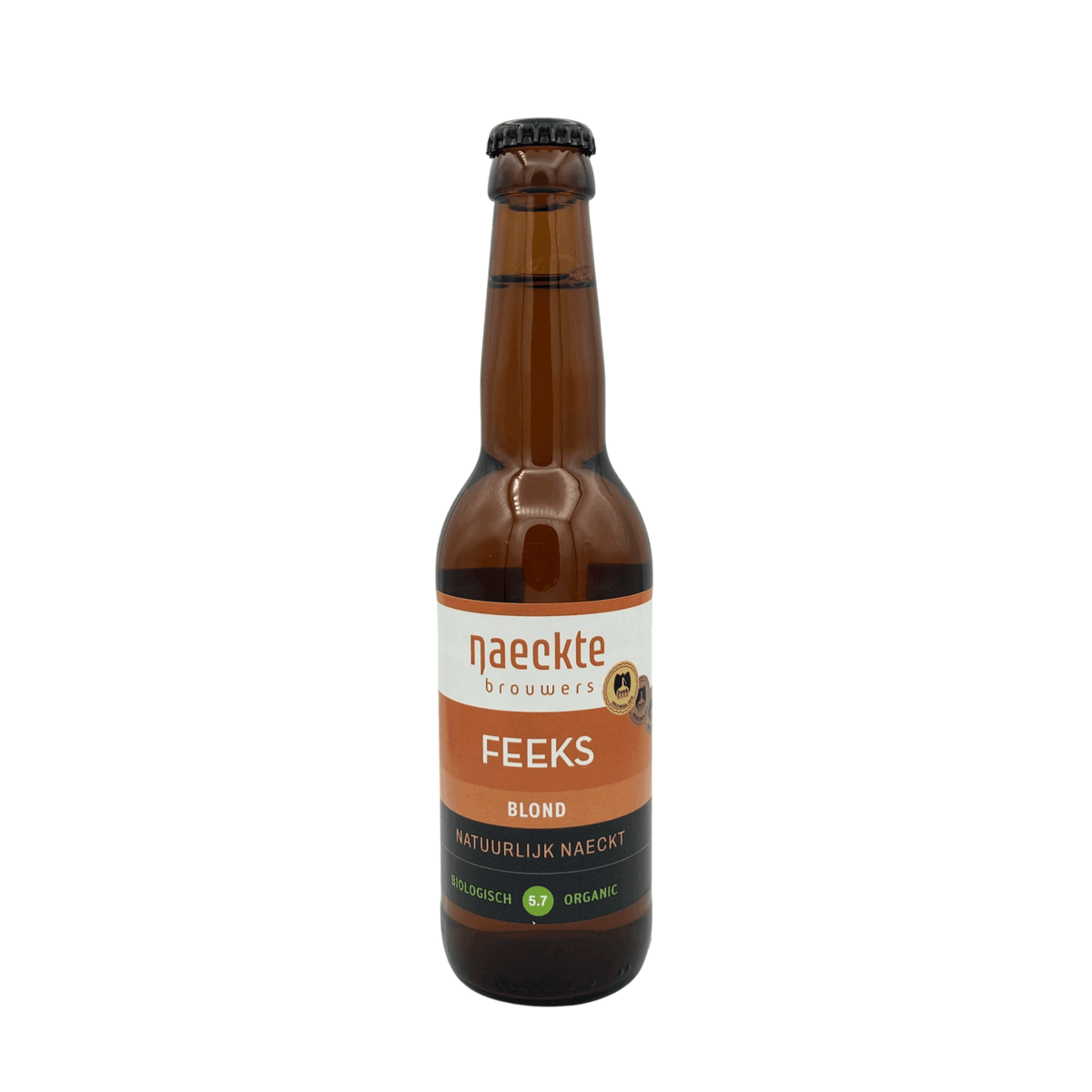 Feeks van brouwerij Naeckte Brouwers - Blond van 5,7% in fles