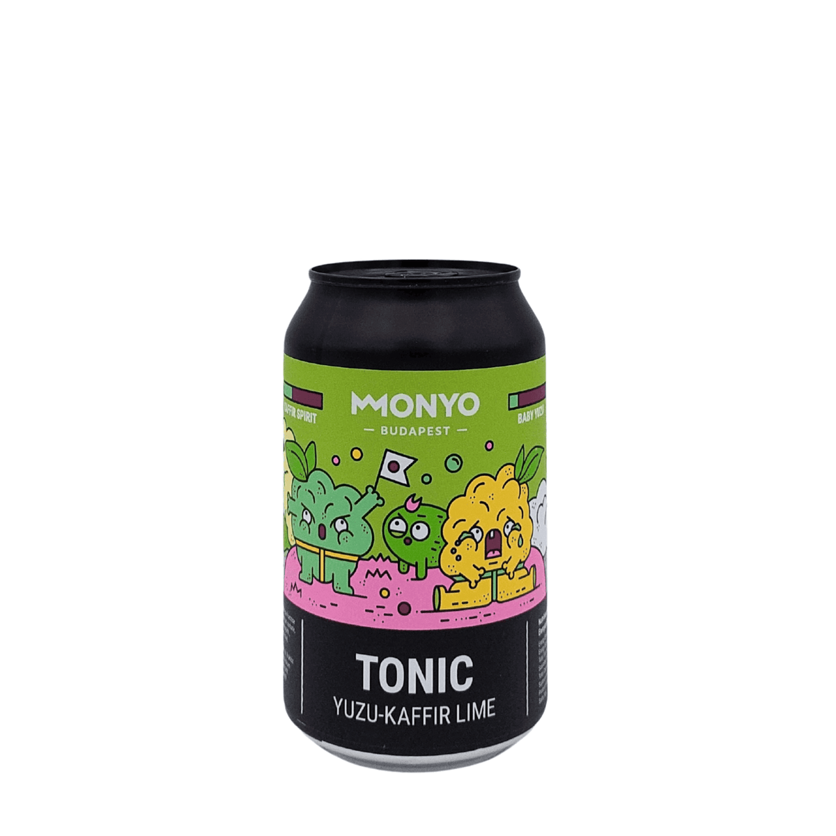 Tonic Yuzu-Kaffir Lime (Craft Soda) van brouwerij MONYO - Alcoholvrij van 0% in blik