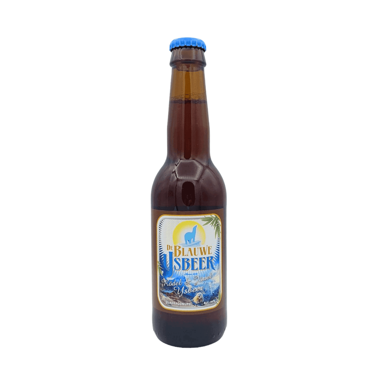 Rödel & Jödel IJsbeer (Quadrupel) van brouwerij De Blauwe Ijsbeer - Quadragonupel van 10% in fles
