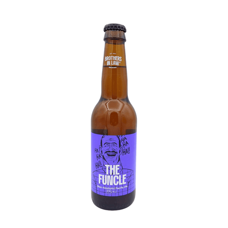The Funcle van brouwerij Brothers in Law - Non-Alcoholic Pacific IPA van 0,3% in fles