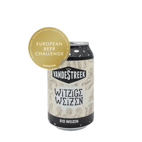 Witzige Bio Weizen van brouwerij VandeStreek - Bio Weizen van 5,5% in blik