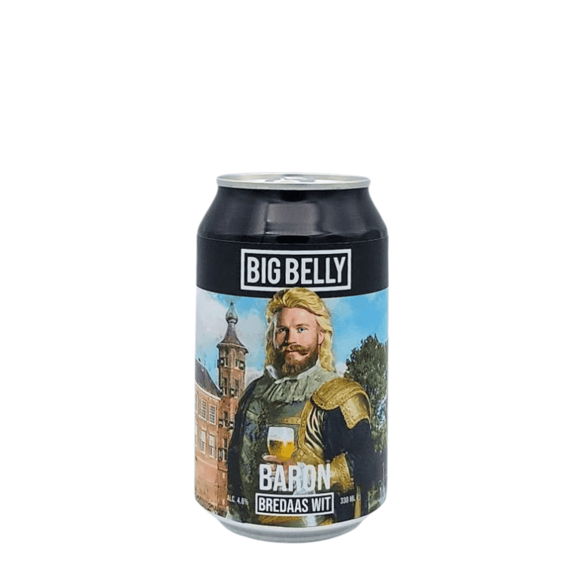 Baron (Bredaas Wit) van brouwerij Big Belly Brewing - Witbier van 4,8% in blik