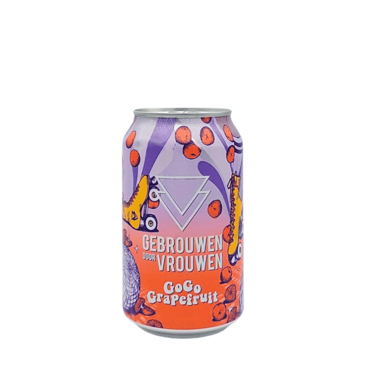 Gogo Grapefruit (glutenvrije Session IPA) van brouwerij Gebrouwen door Vrouwen - Session IPA van 3% in blik