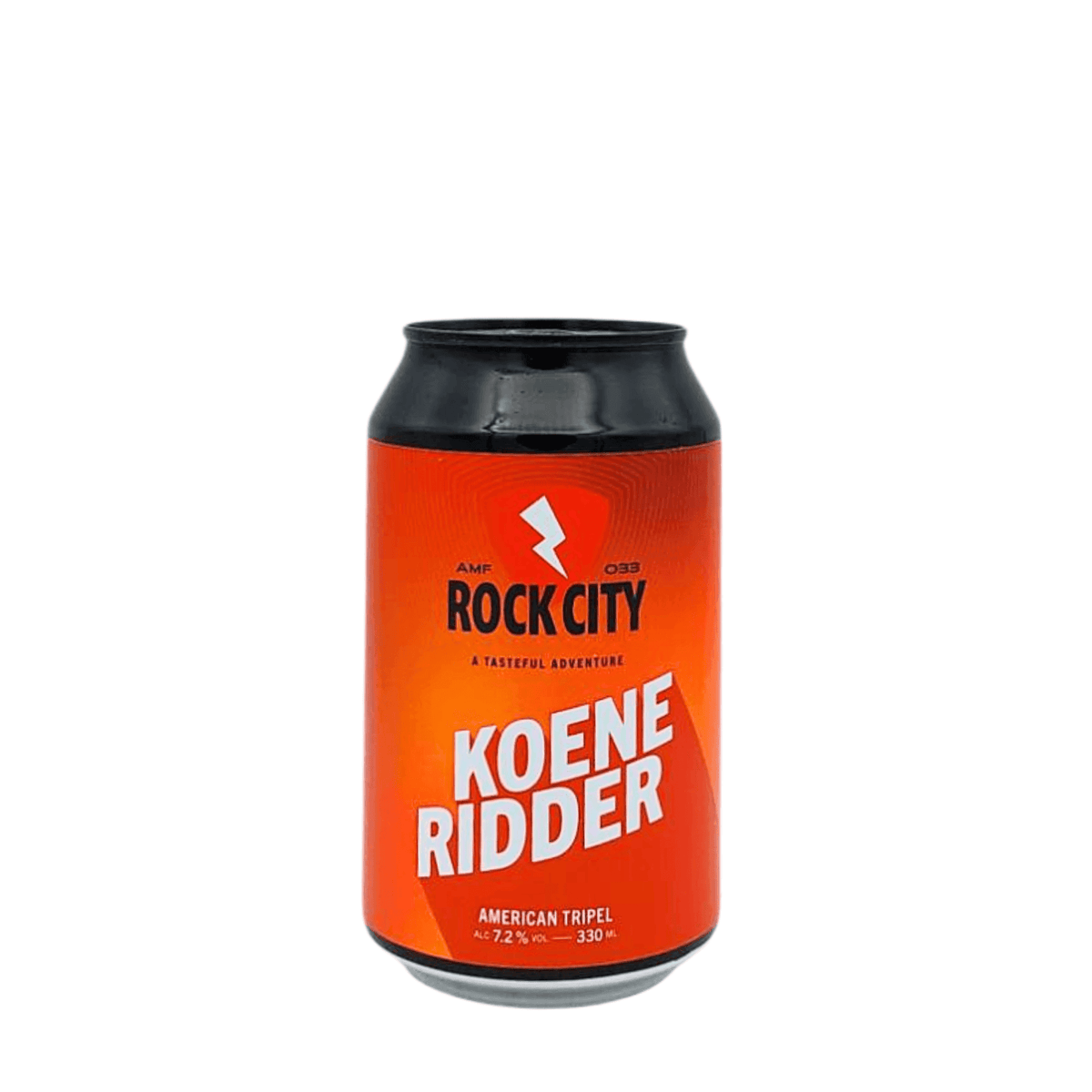 Koene Ridder van brouwerij Rock City - Tripel van 8% in blik