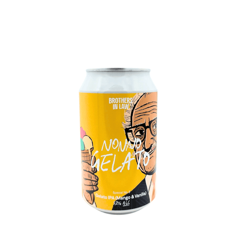Nonno Gelato (Gelato IPA) van brouwerij Brothers in Law - IPA van 5,2% in blik