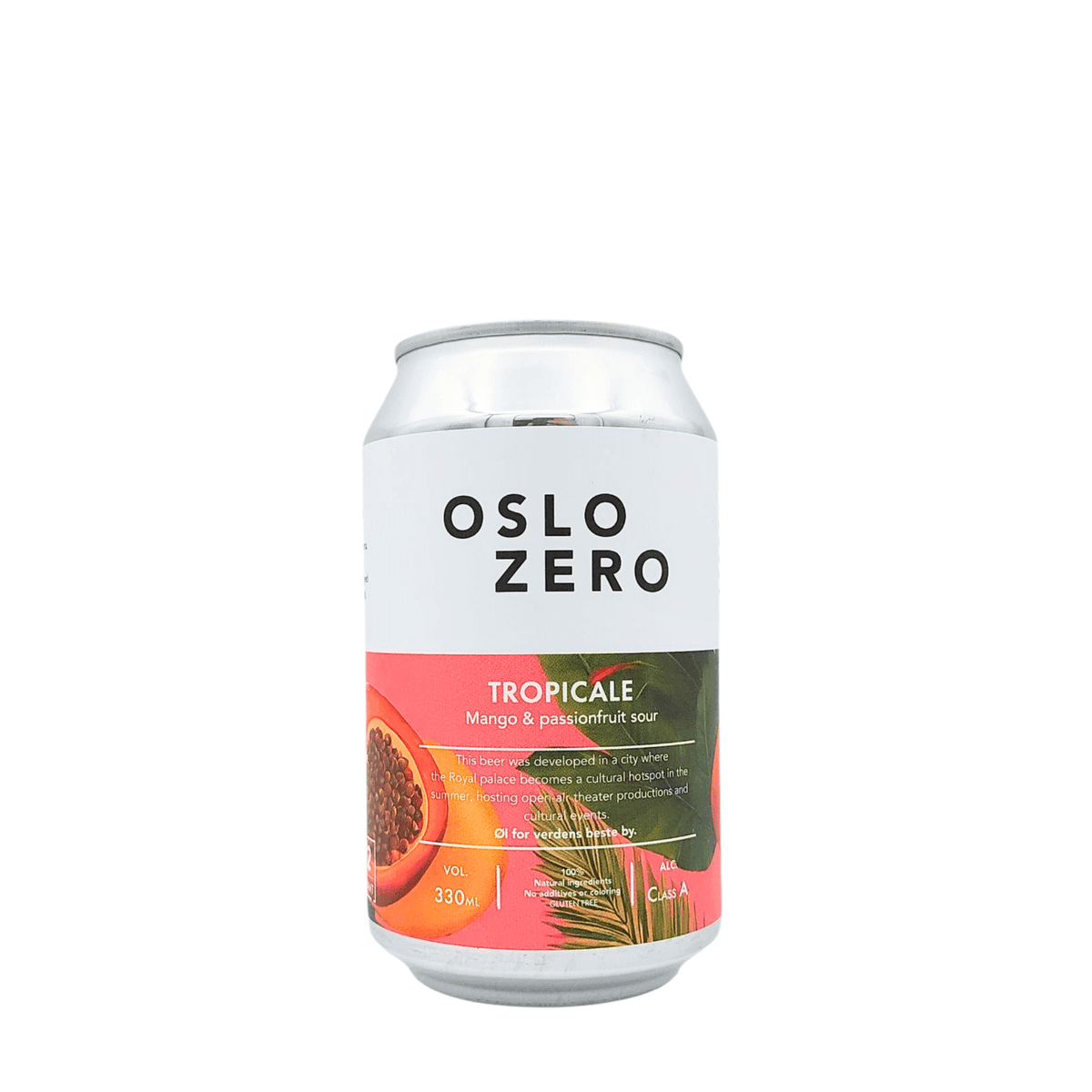 Zero Tropicale (Alcoholvrije Sour) van brouwerij Oslo Brewing Co. - Alcoholvrij van 0% in blik
