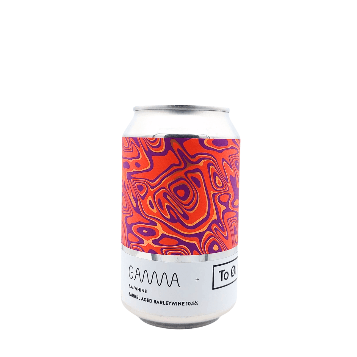 B.A. Wine (Barrel Aged Barleywine) - Gamma Brewing Co. X To Øl van brouwerij Gamma - Barley Wine van 10,5% in blik