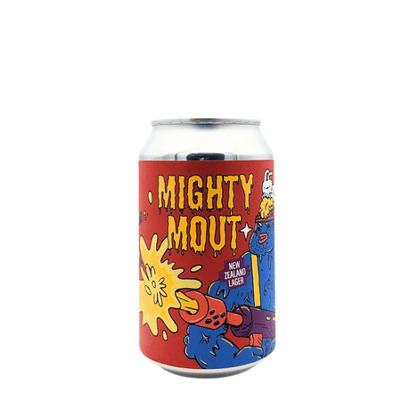 Mighty Mout (New Zealand Lager) van brouwerij Another Brewing Company - Pilsener van 4,9% in blik