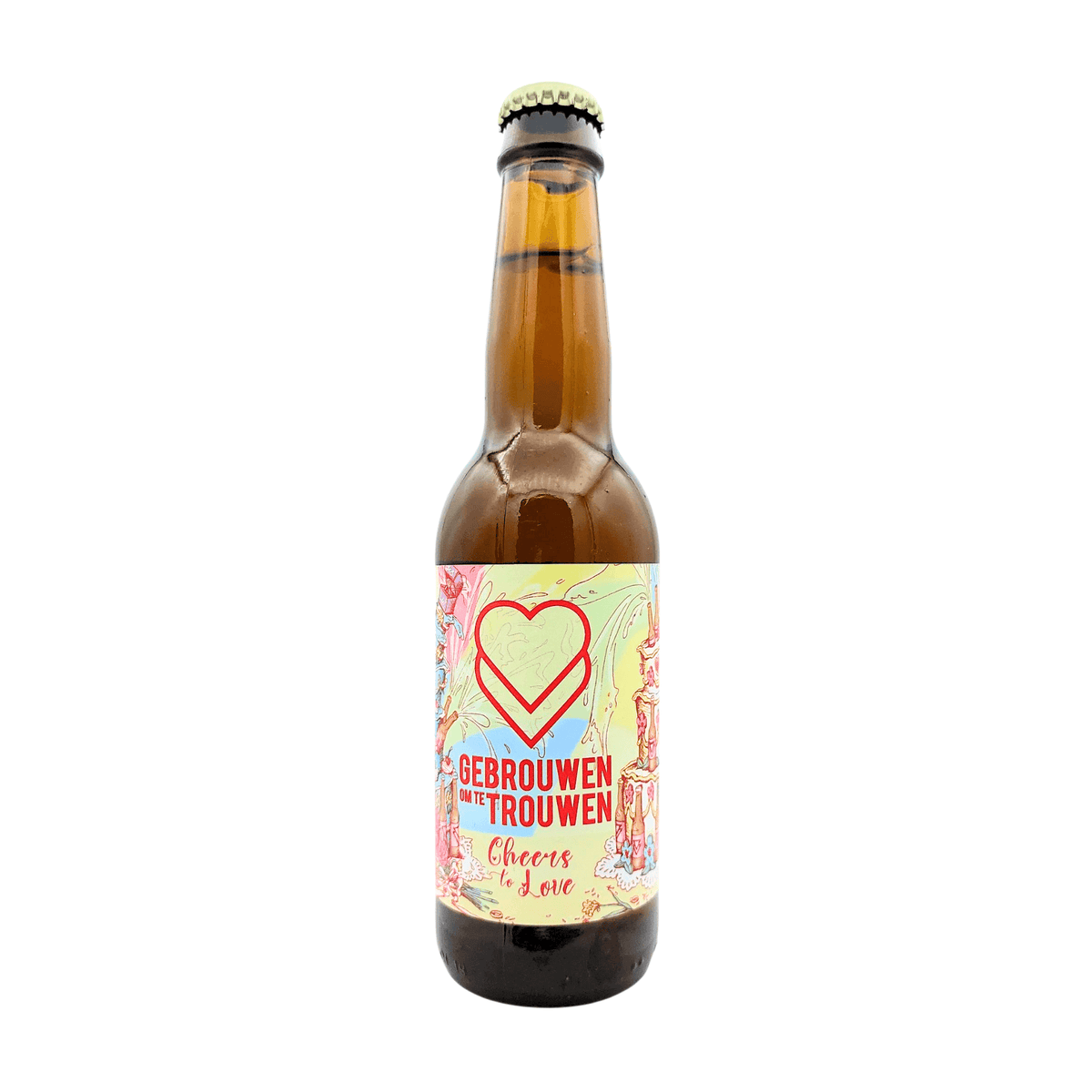 Gebrouwen om te Trouwen van brouwerij Gebrouwen door Vrouwen - Blond van 6,2% in fles