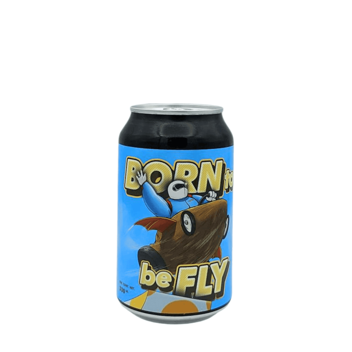 Born to be Fly van brouwerij Hop Racer - Milk Stout van 8,6% in blik