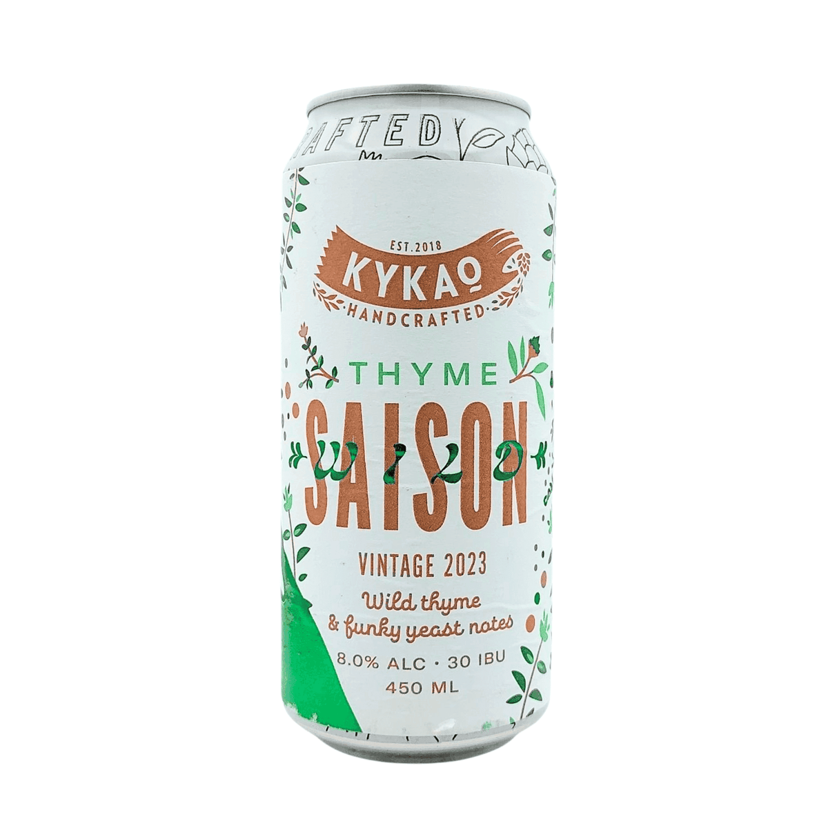 Thyme Saison Wild van brouwerij Kykao - Saison van 8% in blik