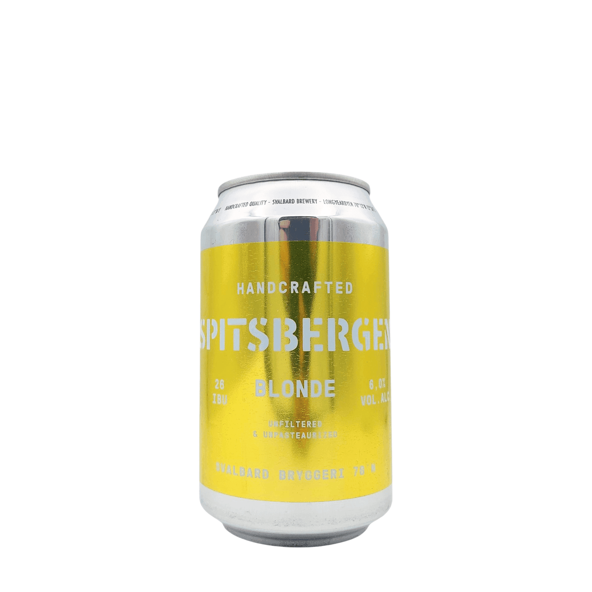 Blonde van brouwerij Spitsbergen - Blond van 6% in blik