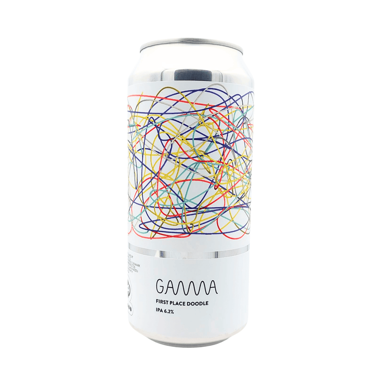 First Place Doodle van brouwerij Gamma - NEIPA van 6,2% in blik