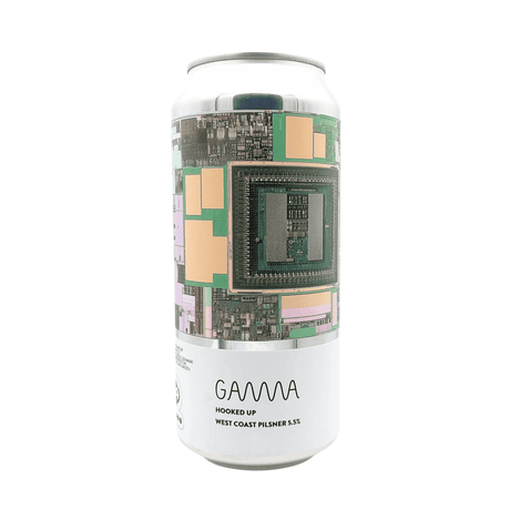 Hooked Up van brouwerij Gamma - Pilsener van 5,5% in blik