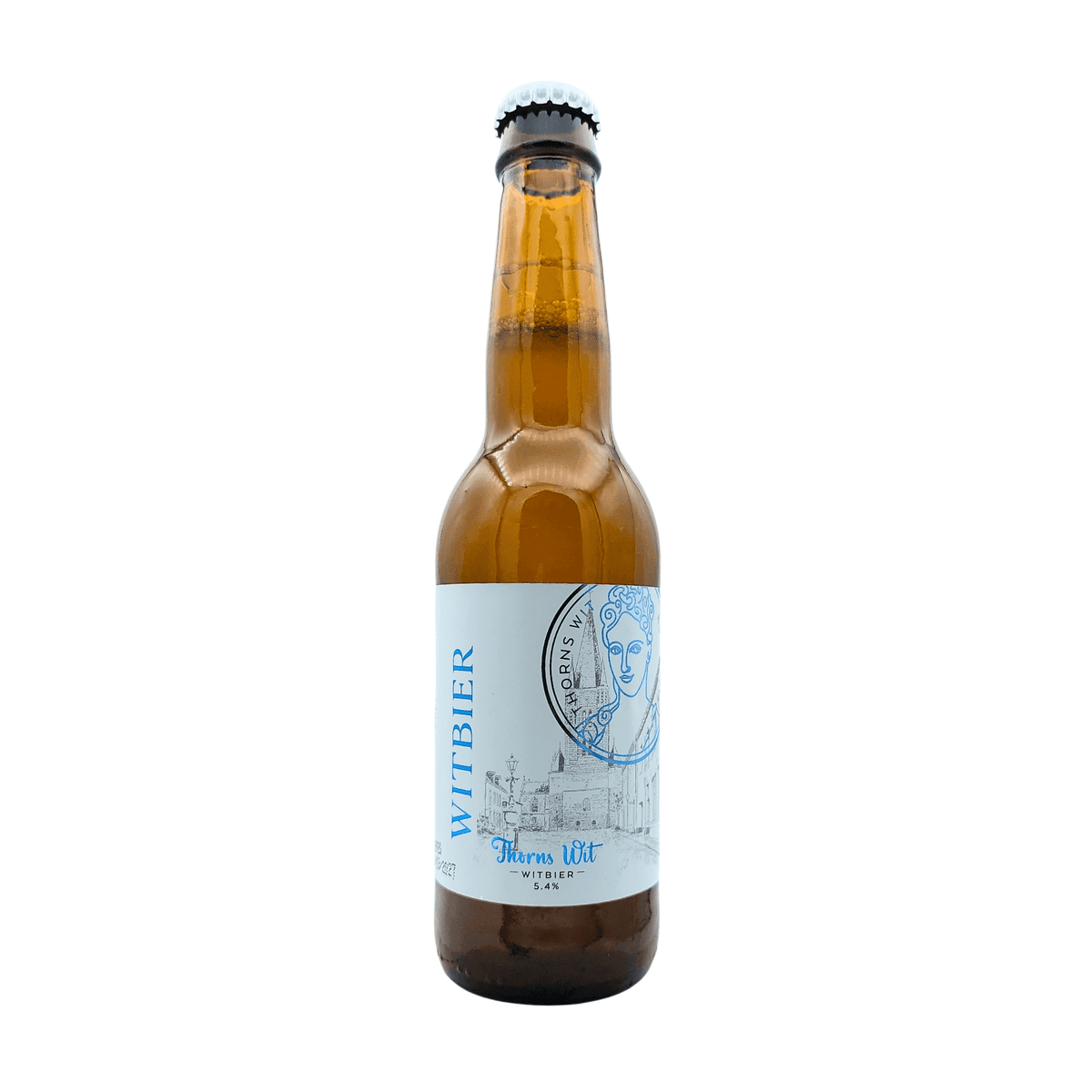 Wit van brouwerij Thorns Wit - Witbier van 5,4% in fles