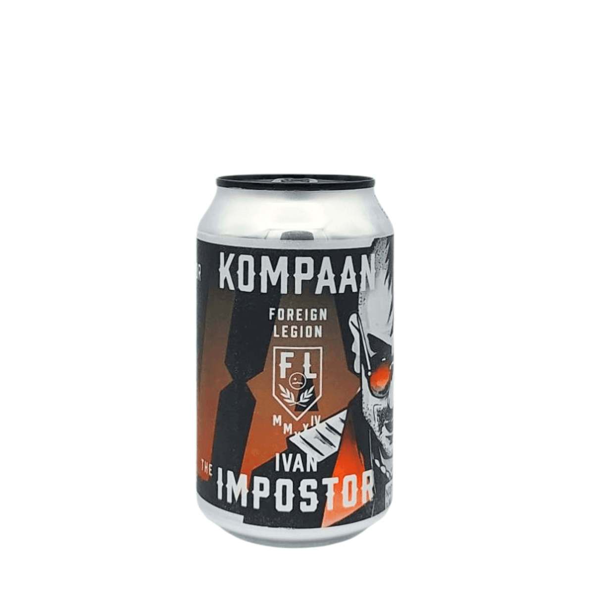 Ivan the Imposter (Vanille & Oak Quadrupel) van brouwerij Kompaan - Quadrupel van 12% in blik