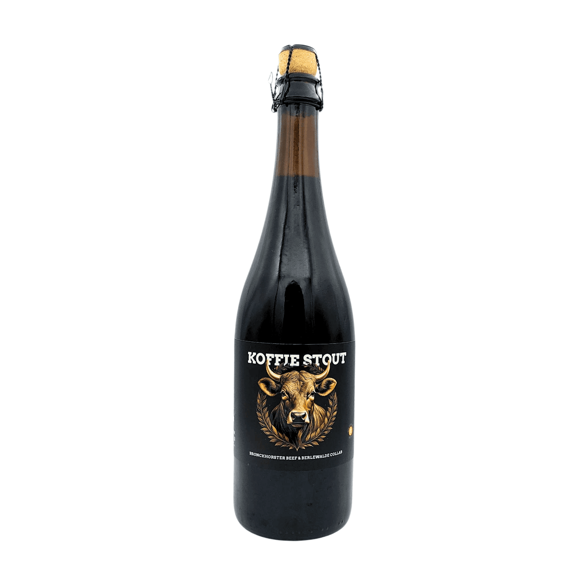 Koffiestout 75 cl - Berlewalde x Bronckhorster Beef van brouwerij Berlewalder - Stout van 9% in fles