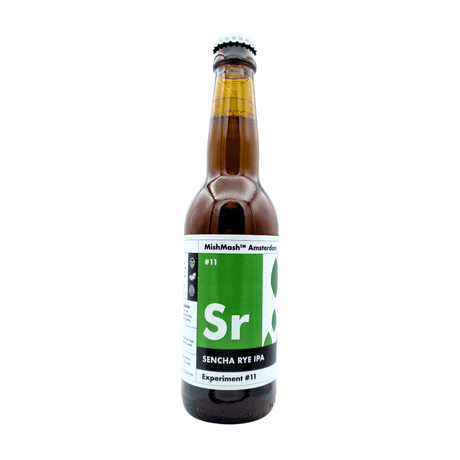 Sencha Rye IPA (Rye IPA) van brouwerij MishMash Amsterdam - IPA van 5,5% in fles van 330ml
