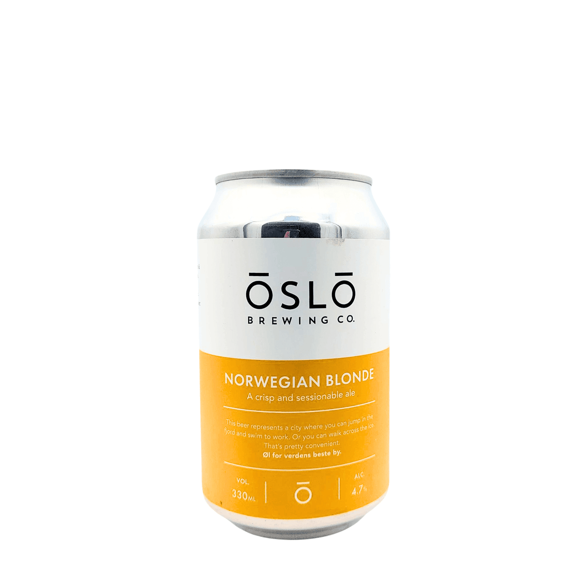 Norwegian Blonde van brouwerij Oslo Brewing Co. - Blond van 4,7% in blik