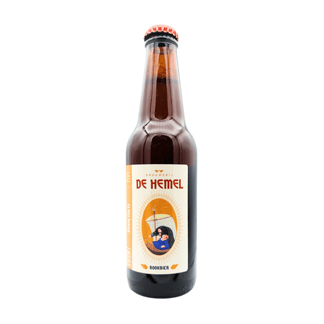 Moenen (Rauchbier) van brouwerij Brouwerij De Hemel - Rookbier van 6,5% in fles