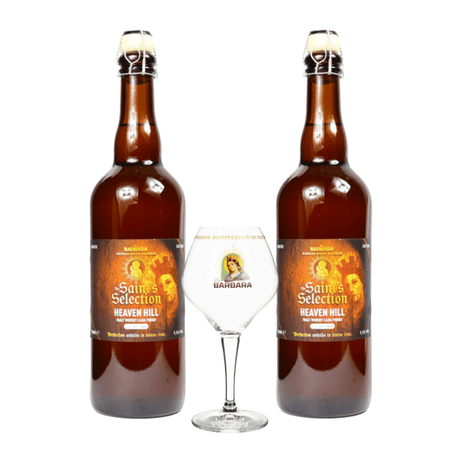 St-Barbara Bierpakket - 2 flessen 75cl Barrel Aged + bierglas - bierpakket met speciaalbier van My Dear Beer