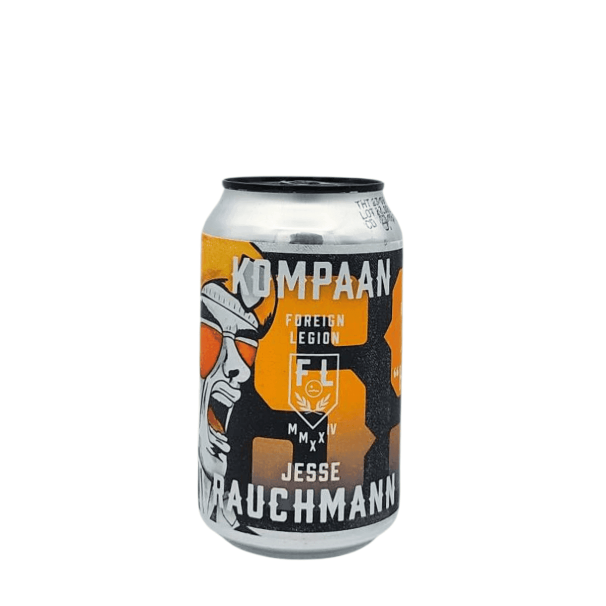 Jesse Rauchmann (Bourbon Barrel Aged Smoked Doppelbock) van brouwerij Kompaan - Bock - Doppelbock van 9,8% in blik