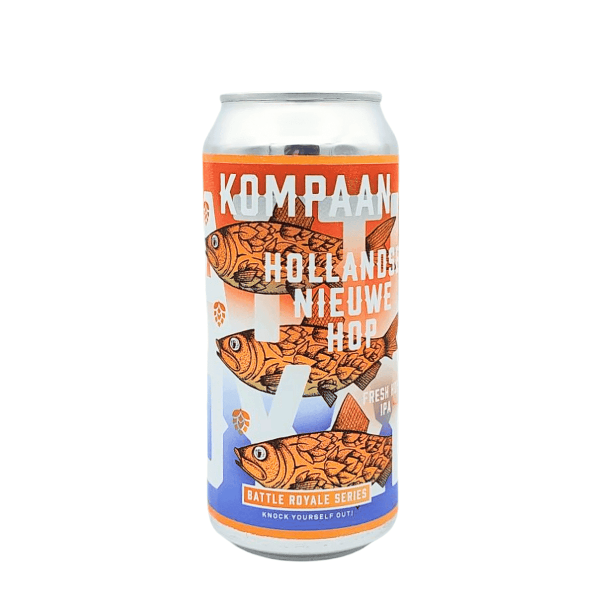 Hollandse Nieuwe Hop (Fresh Hop IPA) van brouwerij Kompaan - IPA van 6% in blik