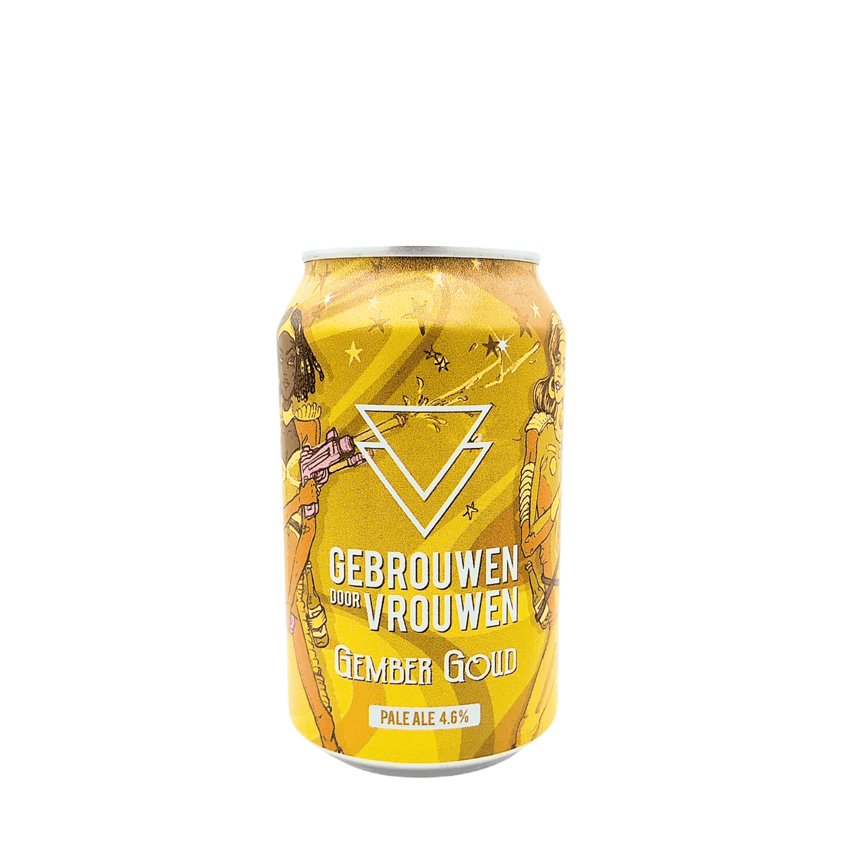 Gember Goud van brouwerij Gebrouwen door Vrouwen - Pale Ale van 4,6% in blik