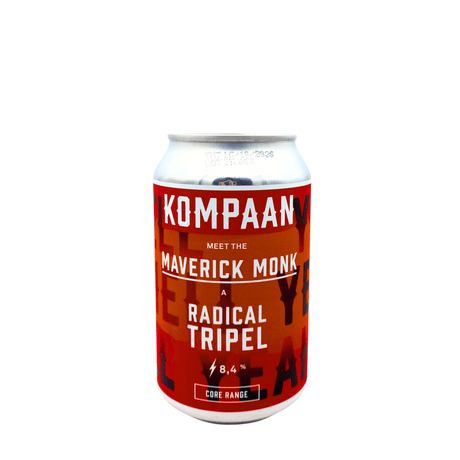 Maverick Monk van brouwerij Kompaan - Tripel van 8,4% in blik