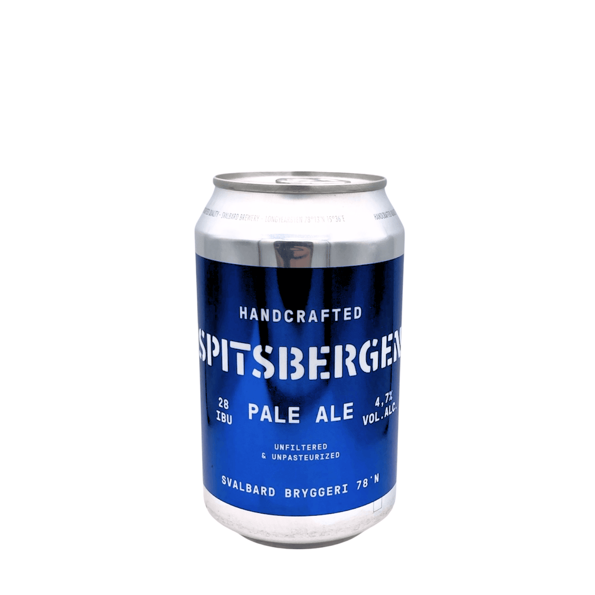 Spitsbergen van brouwerij Svalbard Bryggeri - Pale Ale van 4,7% in blik van 330ml
