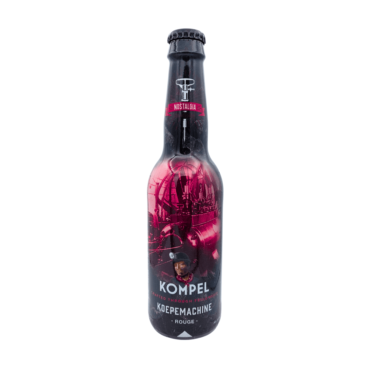 Nostalgia Collection #17 Koepemachine van brouwerij Kompel - Rouge van 8,5% in fles