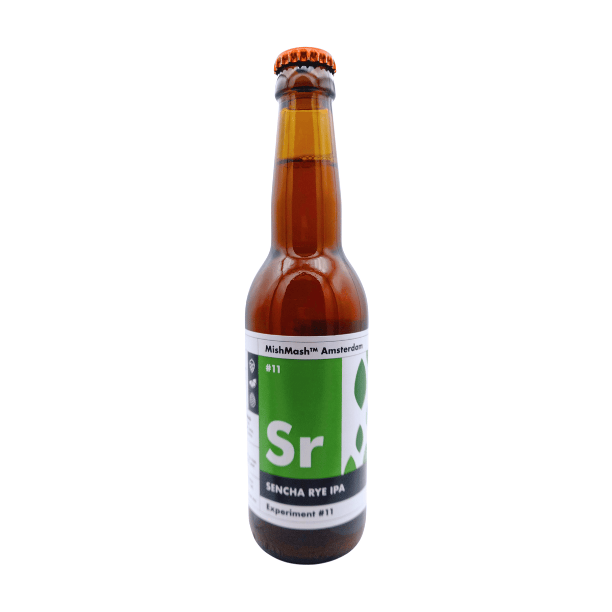 Sencha Rye IPA (Brettanomyces Aged Rye IPA) van brouwerij MishMash Amsterdam - Brett Beer van 5,5% in fles van 330ml