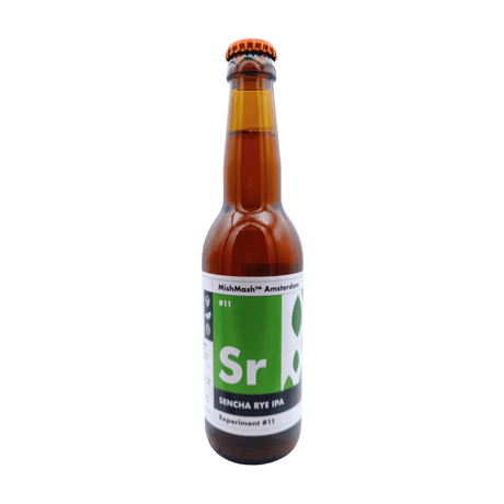 Sencha Rye IPA (Brettanomyces Aged Rye IPA) van brouwerij MishMash Amsterdam - Brett Beer van 5,5% in fles van 330ml