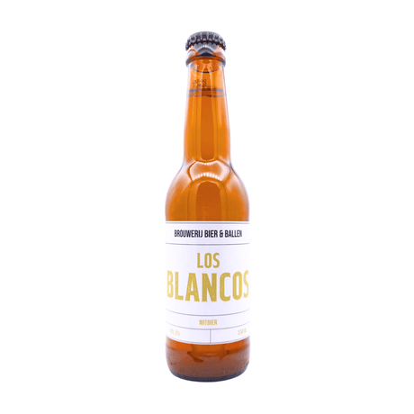 Los Blancos van brouwerij Bier & Ballen - Witbier van 5% in fles van 330ml