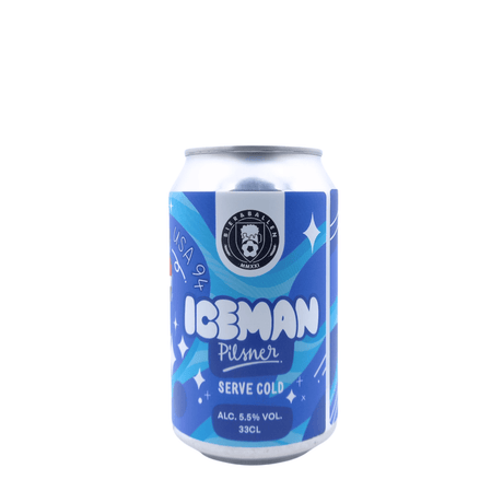 Iceman (Pilsner) van brouwerij Bier & Ballen - Pilsener van 5,5% in blik van 330ml