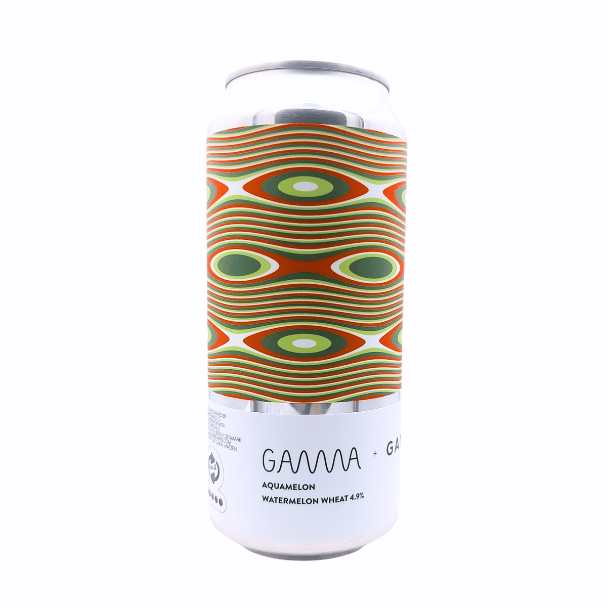 Aquamelon (Watermelon Wheat) van brouwerij Gamma - Wheat Ale van 4,9% in blik van 440ml