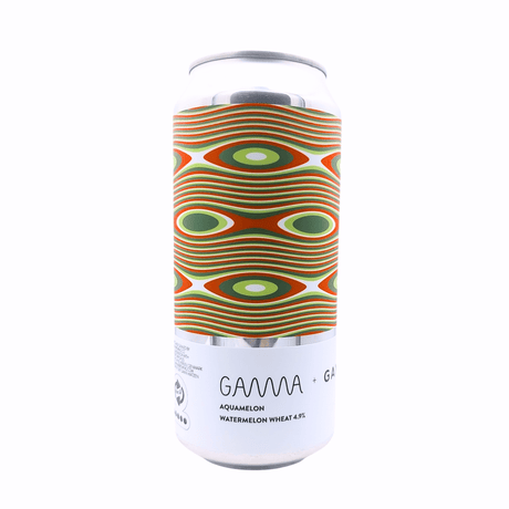 Aquamelon (Watermelon Wheat) van brouwerij Gamma - Wheat Ale van 4,9% in blik van 440ml