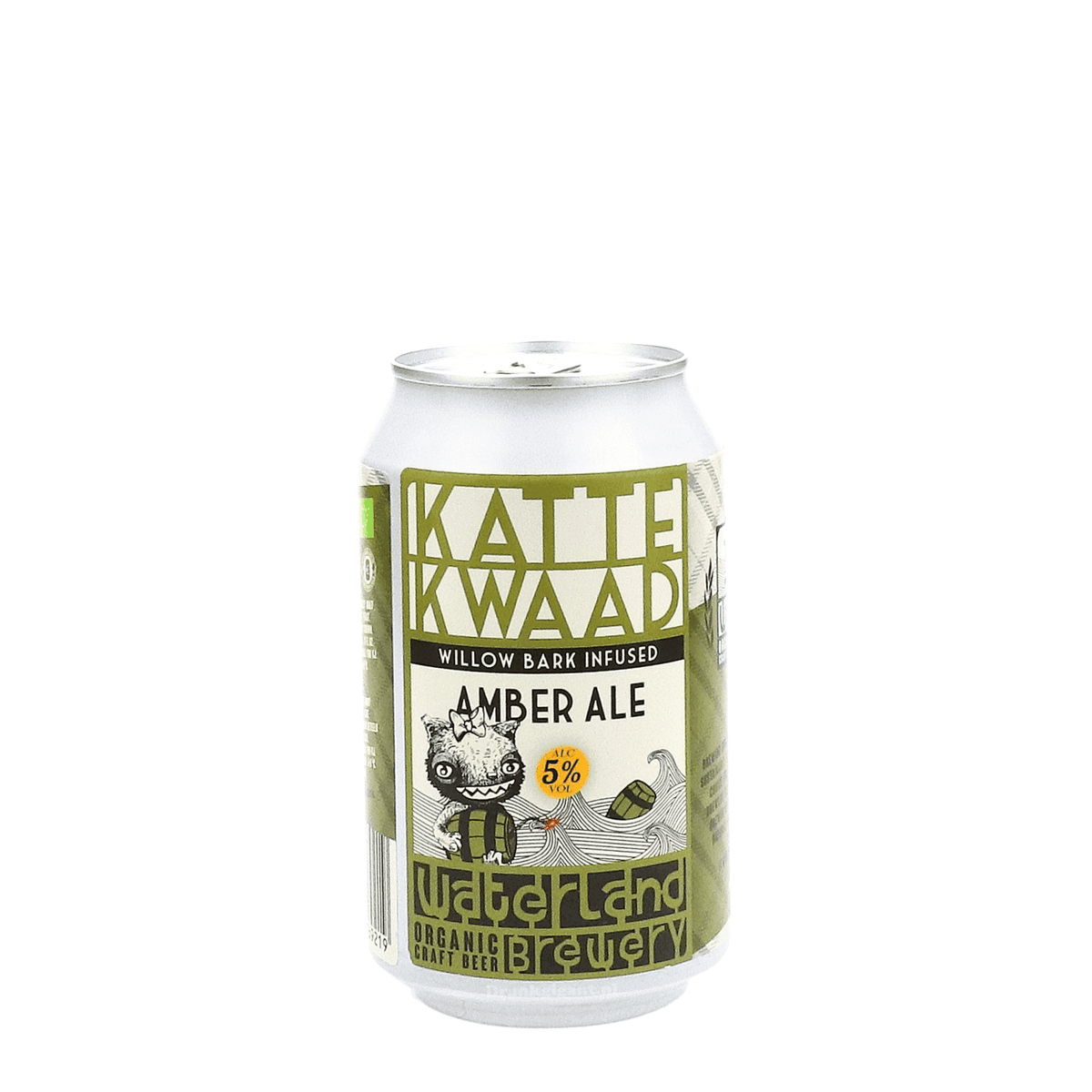 Kattekwaad (Amber Ale) van brouwerij Waterland Brewery - Amber van 5% in blik
