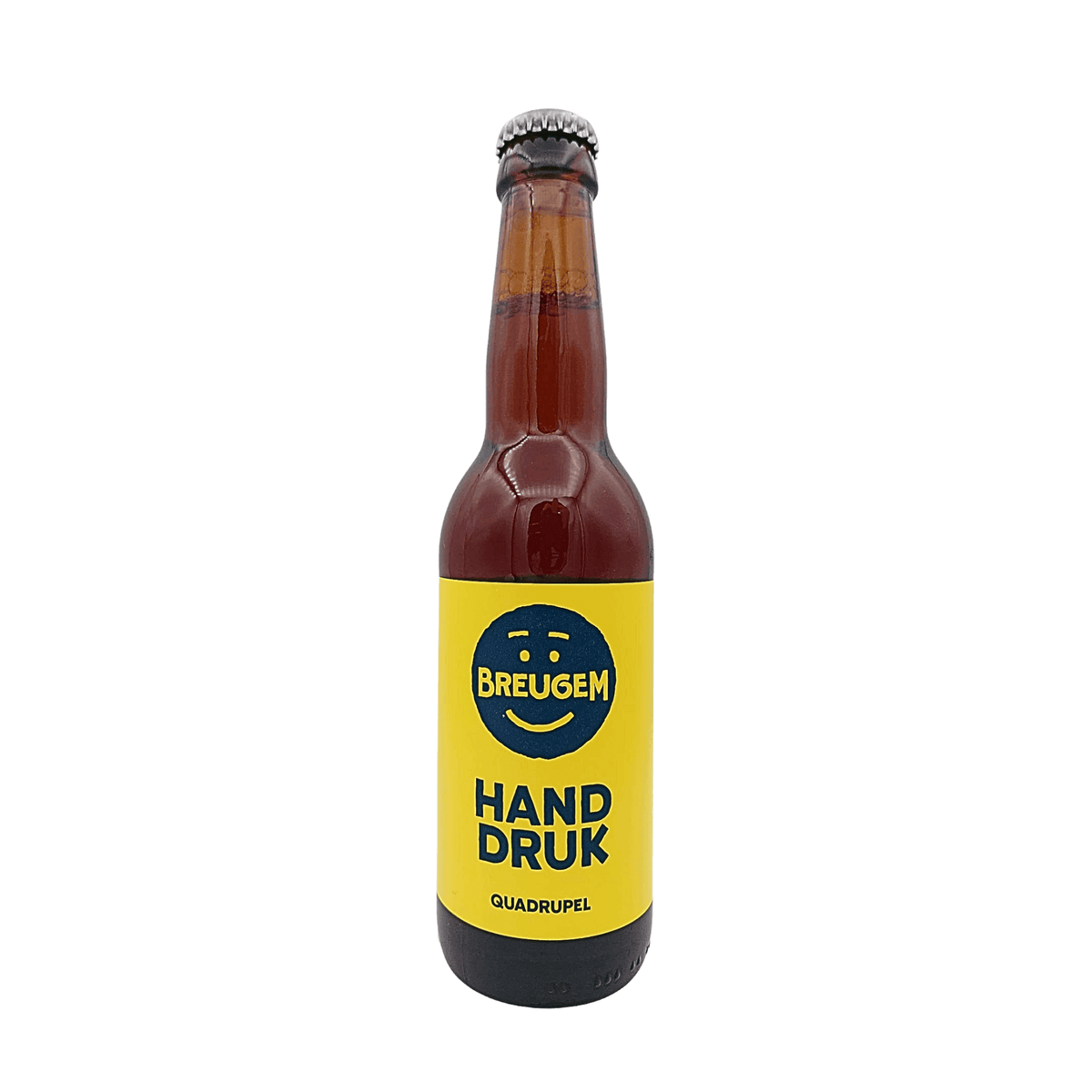 Handdruk van brouwerij Breugem - Quadrupel van 10,3% in fles