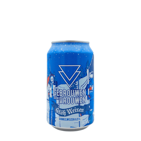 Glüh Weizen van brouwerij Gebrouwen door Vrouwen - Weizen van 6,5% in blik