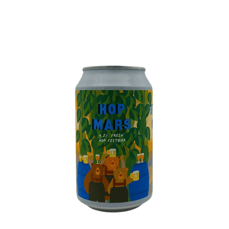 Hopmars (Fresh Hop Festbier) van brouwerij Eleven Brewery - Fresh Hop bier van 6,2% in blik