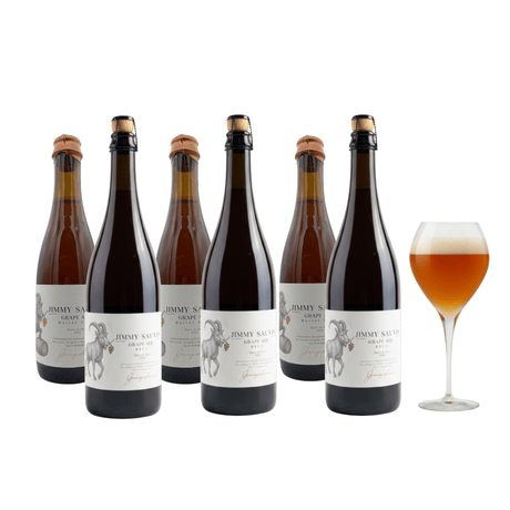 Jimmy Sauvin Grape Ale Pakket (75CL) – Delen & genieten aan tafel - bierpakket met speciaalbier van My Dear Beer